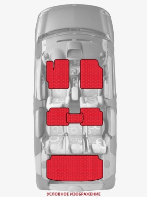 ЭВА коврики «Queen Lux» комплект для Honda Accord (10G)