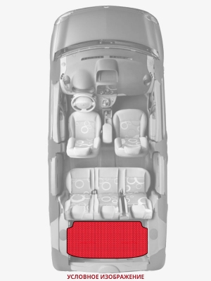 ЭВА коврики «Queen Lux» багажник для Москвич 410